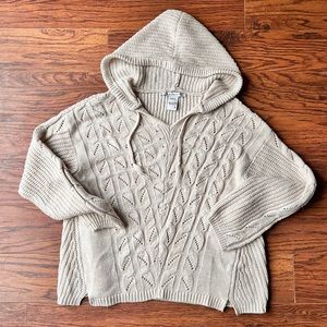 American Rag hooded knit sweater size Large